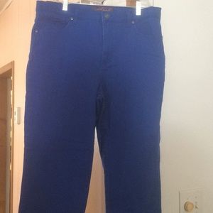 Royal blue color jeans